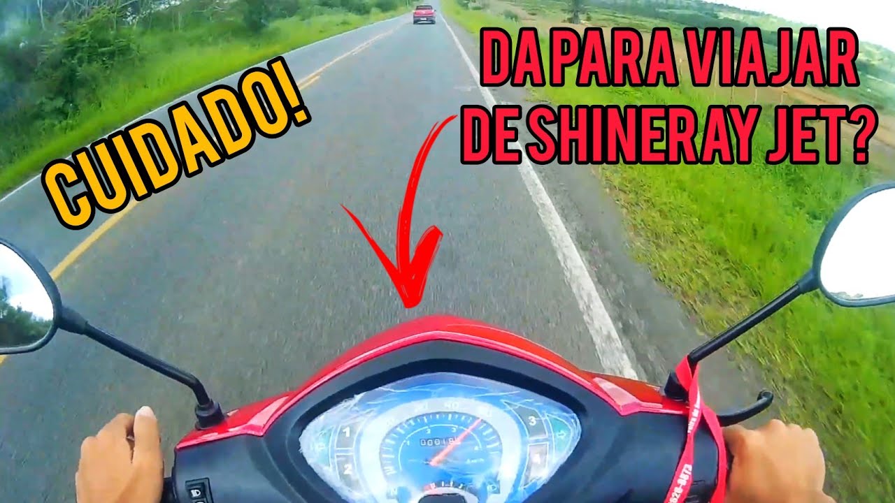 Viajar de shineray é possível? Confira!