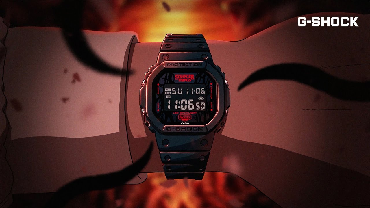 STRANGER THINGS x CASIO COLLAB: DW-5600STT