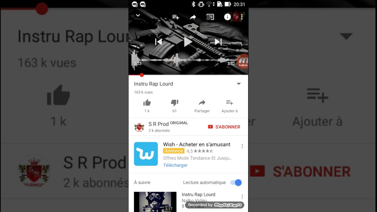 Mon premier rap avec ma soeur