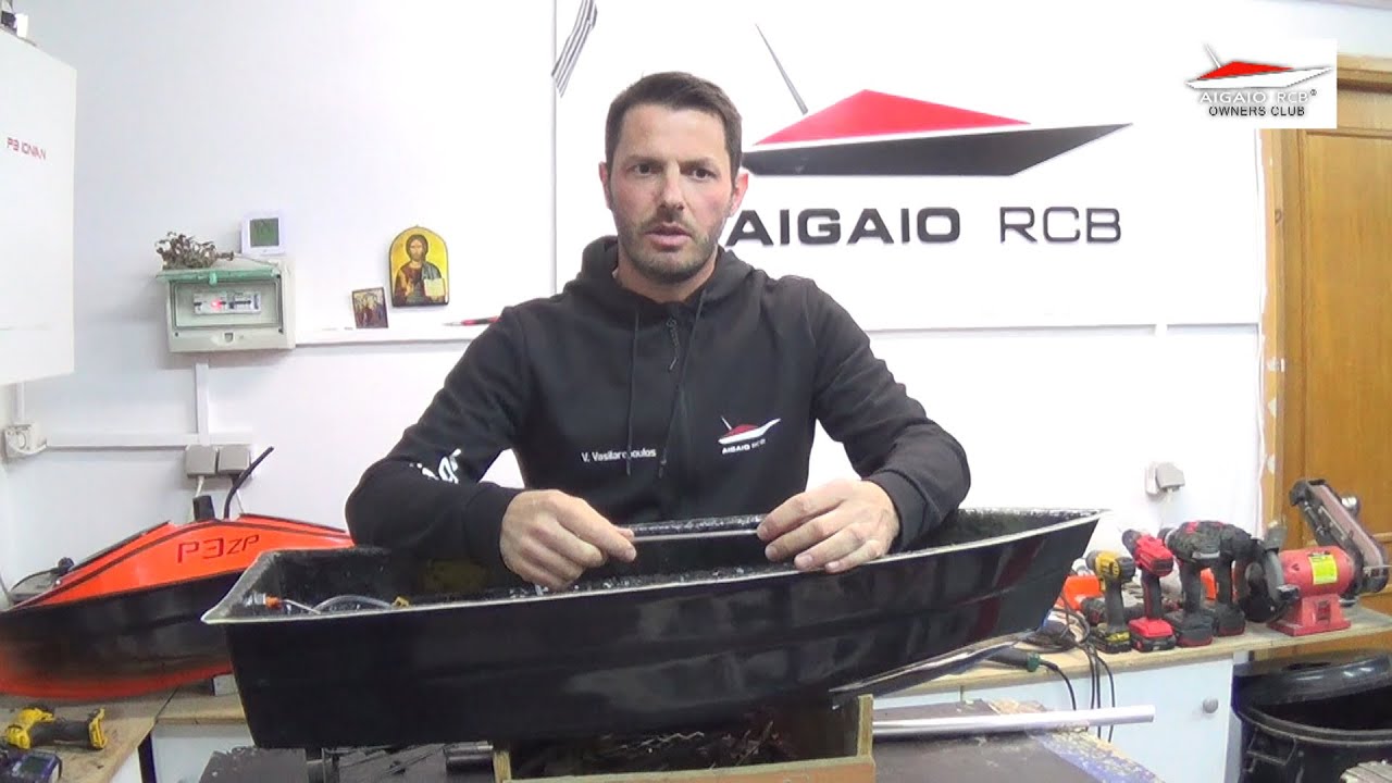 Συνέντευξη Β.Βασιλαρόπουλου από την AIGAIO RCB & Πως κατασκευάζεται ένα βαρκάκι