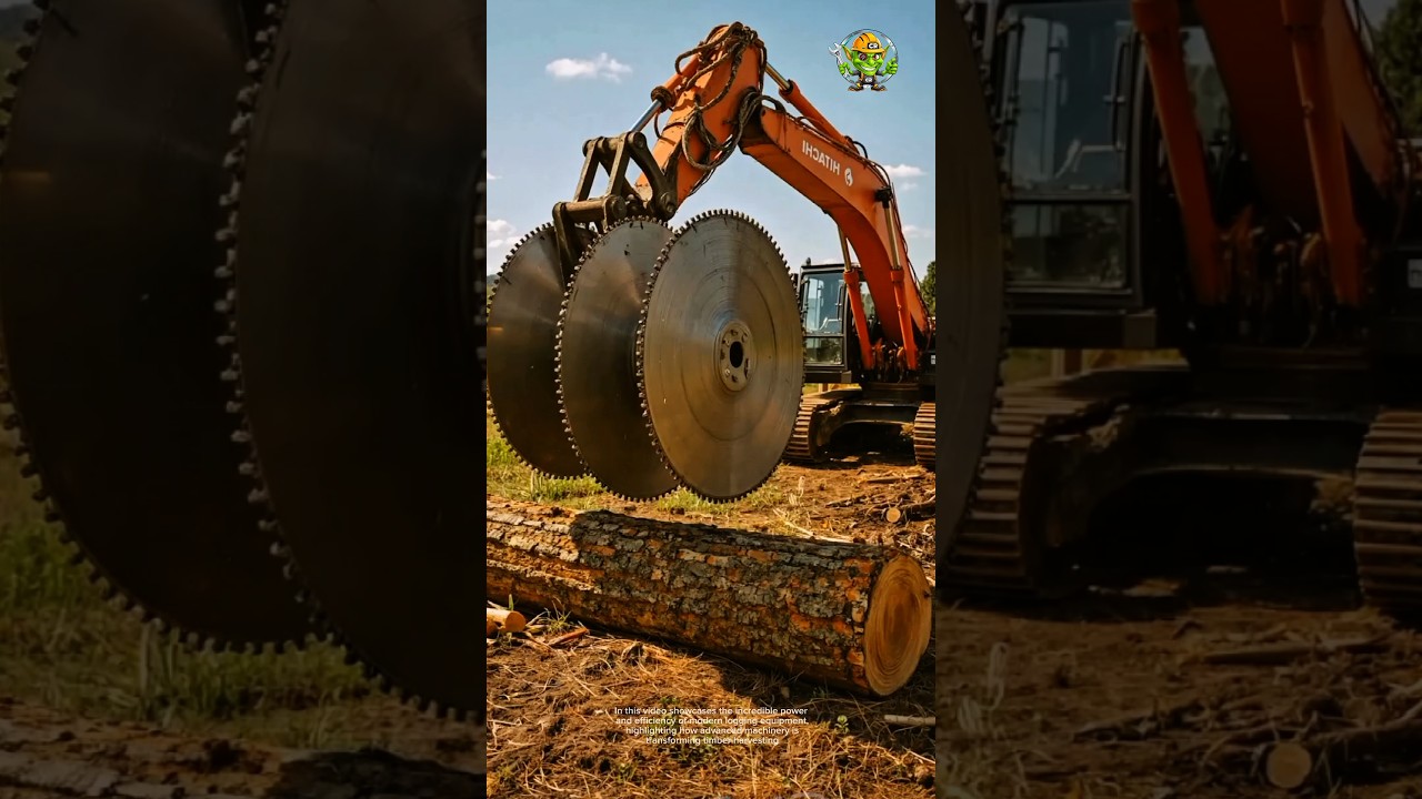 Modern Logging in Action: Heavy Machinery & Precision Power