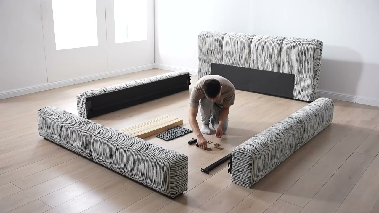 Woodpeckers Furniture Sienna Upholstered Platform Bed - Assembly Guide