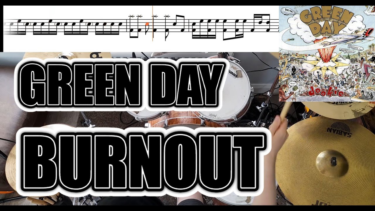 Green Day - Burnout - Drum Cover With SHEET MUSIC