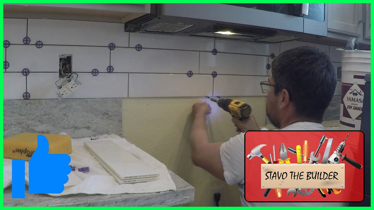 Como instalar loseta tipo metro o subway para salpicadero de cocina / subway tile (Backsplash).