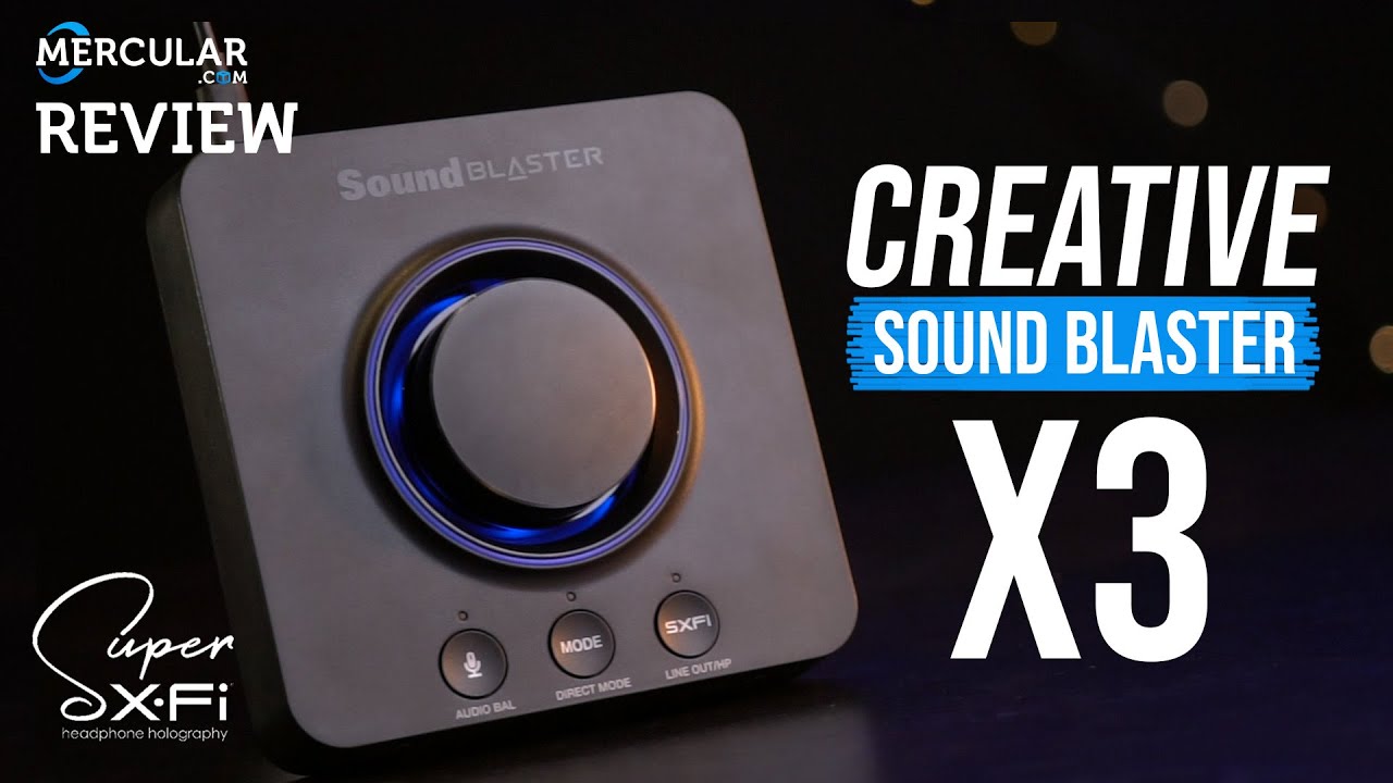 รีวิว Creative Sound Blaster X3 - Sound Card SXFI สุดเทพ ราคา 3,690 บาท