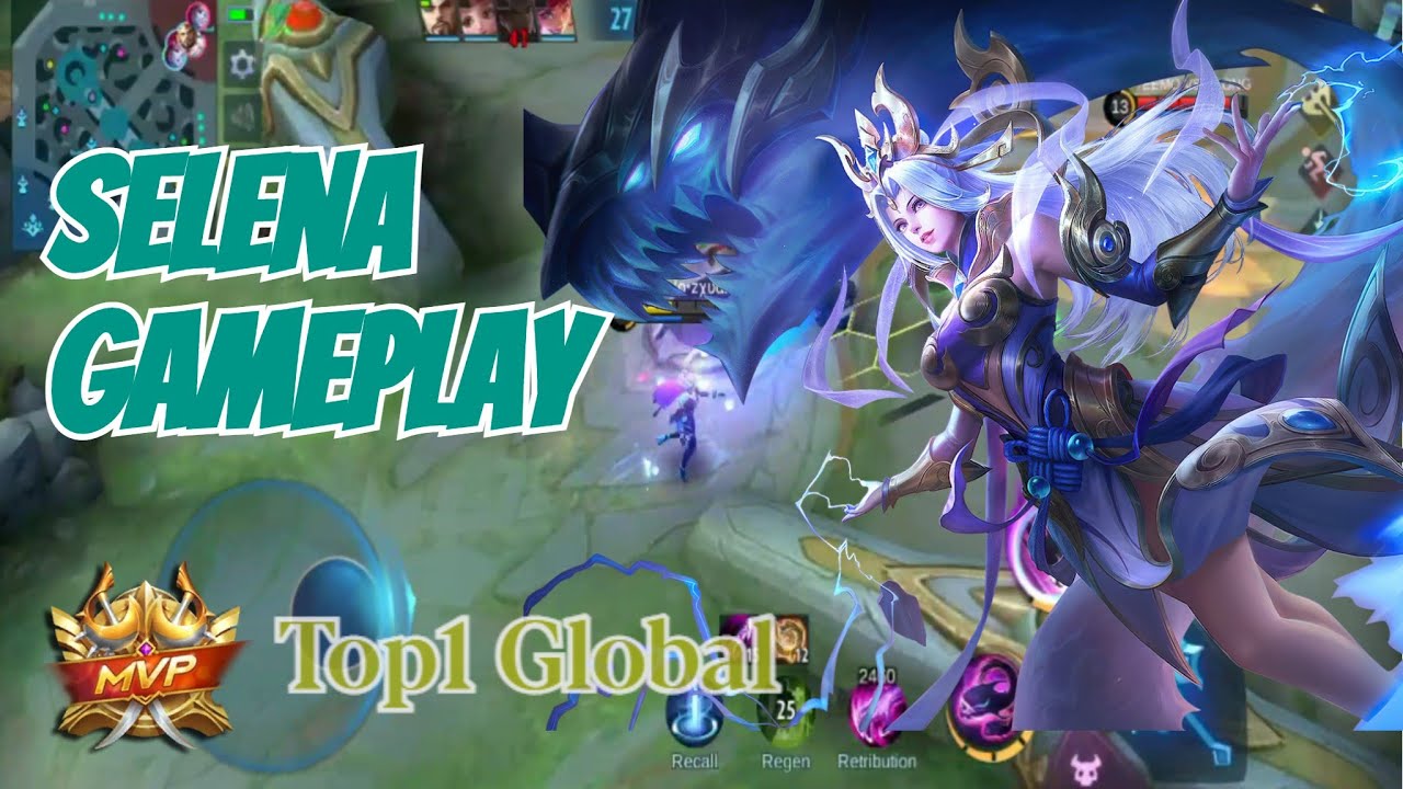 Top 1 Global Selena Gameplay I Auto Win I Core Gameplay