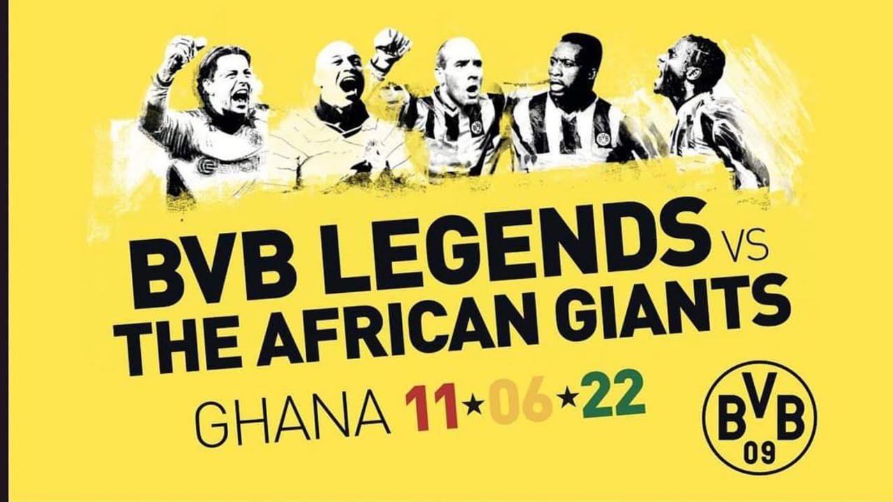 AFRICAN GIANTS VS BORUSSIA DORTMUND LEGENDS - LIVE UPDATE