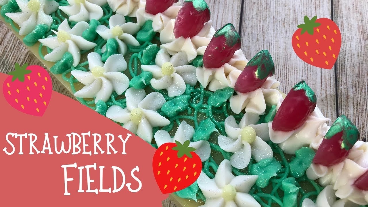 Making of Strawberry Fields Cold Process Soap | 🍓 GYPSYFAE CREATIONS