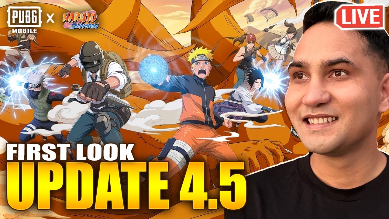 NEW UPDATE 4.5 PUBG MOBILE | NARUTO UPDATE 4.5 PUBG MOBILE