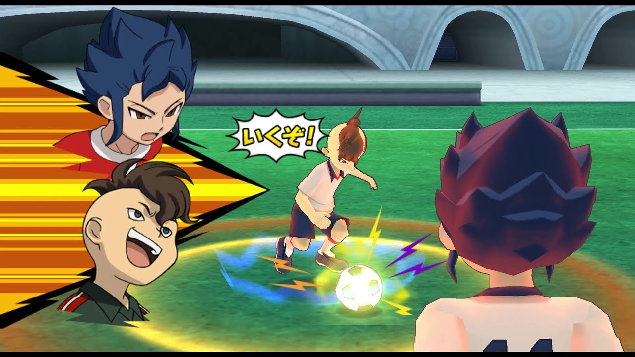 Inazuma Eleven Go Strikers 2013 - Unicorn vs Diamond Dust Wii 1080p (Dolphin)