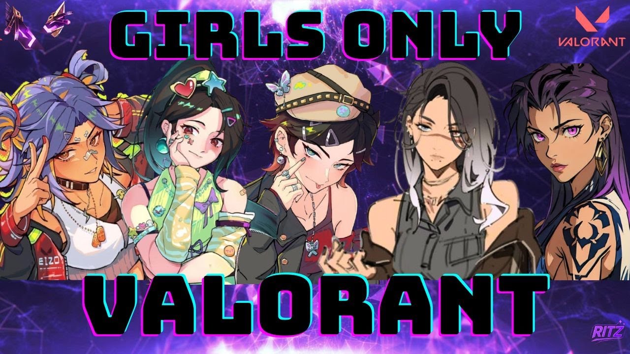 🔴Girls Only Valorant Lobby 🎮✨ | All-Girl Squad Live #ritzplays #valorantlive