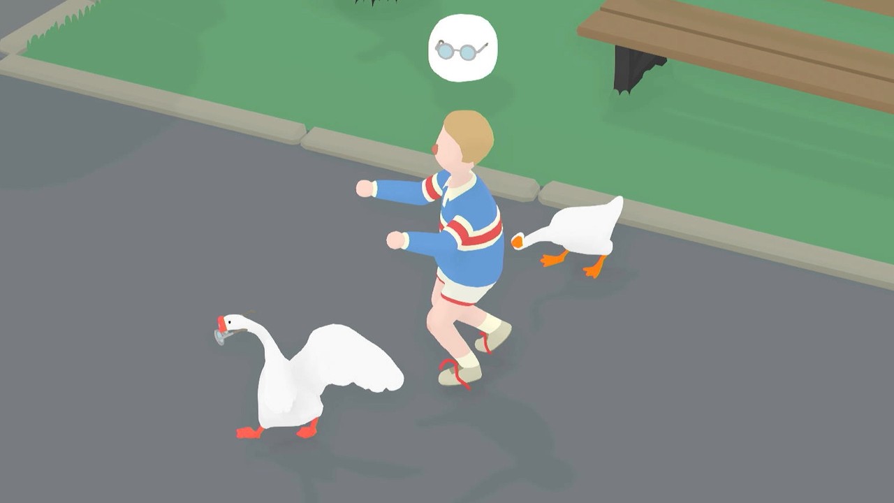 Siblings became geese | Untitled Goose Game [Full Game]