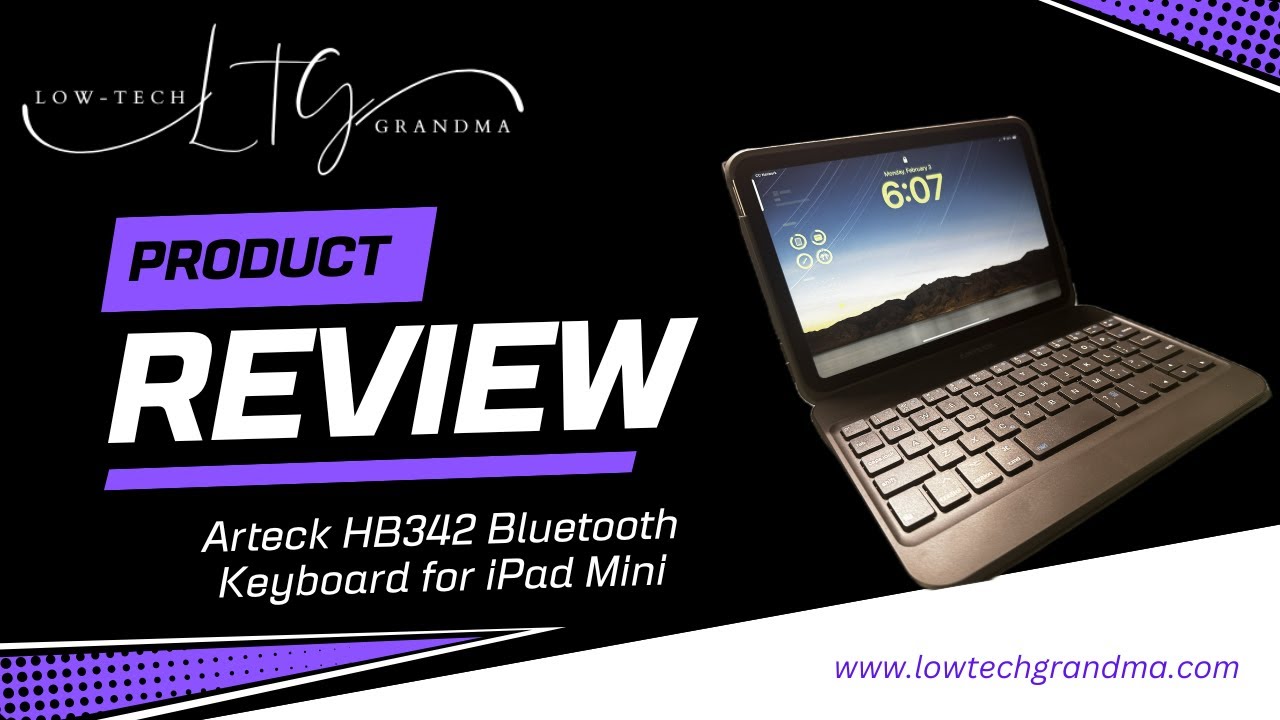 Grandma Reviews the Arteck HB342 Keyboard Case for iPad Mini