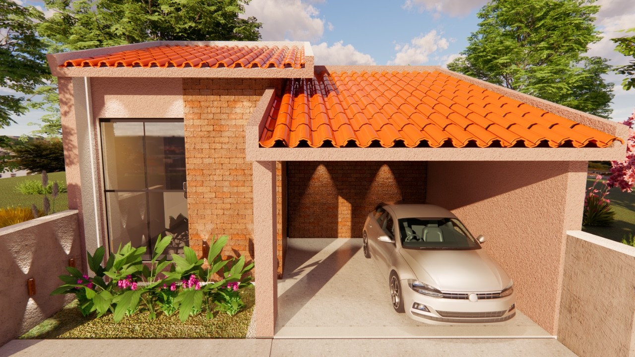 CASA PEQUENA E MODERNA || 2 QUARTOS || PLANTA BAIXA -  ECON&Ocirc;MICA !!!