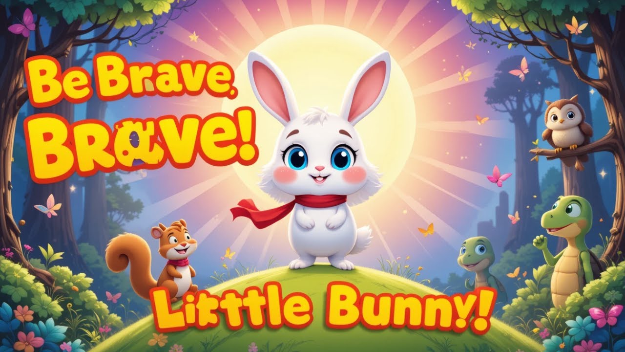 Brave Bunny & the Magic Carrot | Motivational Kids Story | Moral Story for Children in Cartoon Style