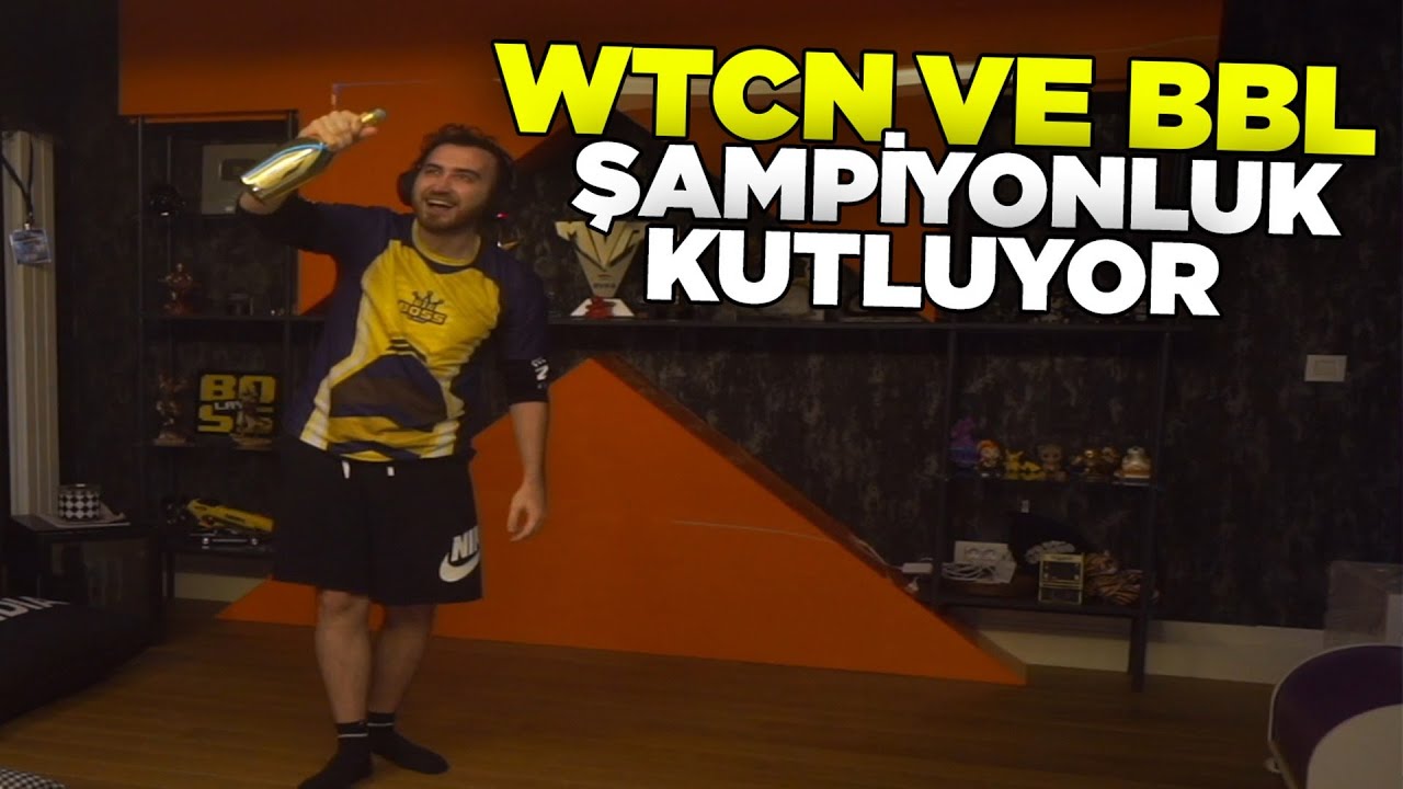WTCN VE BBL ESPORTS EKİBİ ŞAMPİYONLUĞU KUTLUYOR! ŞAMPANYA PATLATILDI!