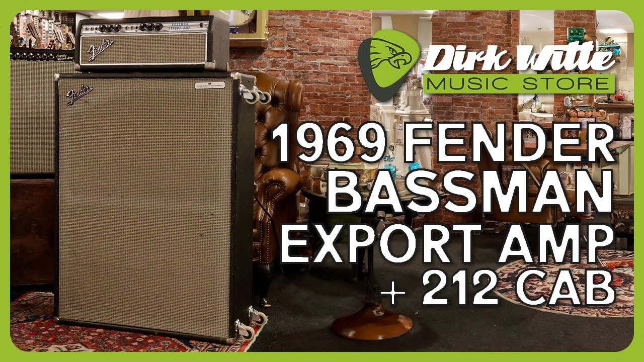 Dirk Witte | 1969 Fender Bassman Export Amp with 212 Cabinet