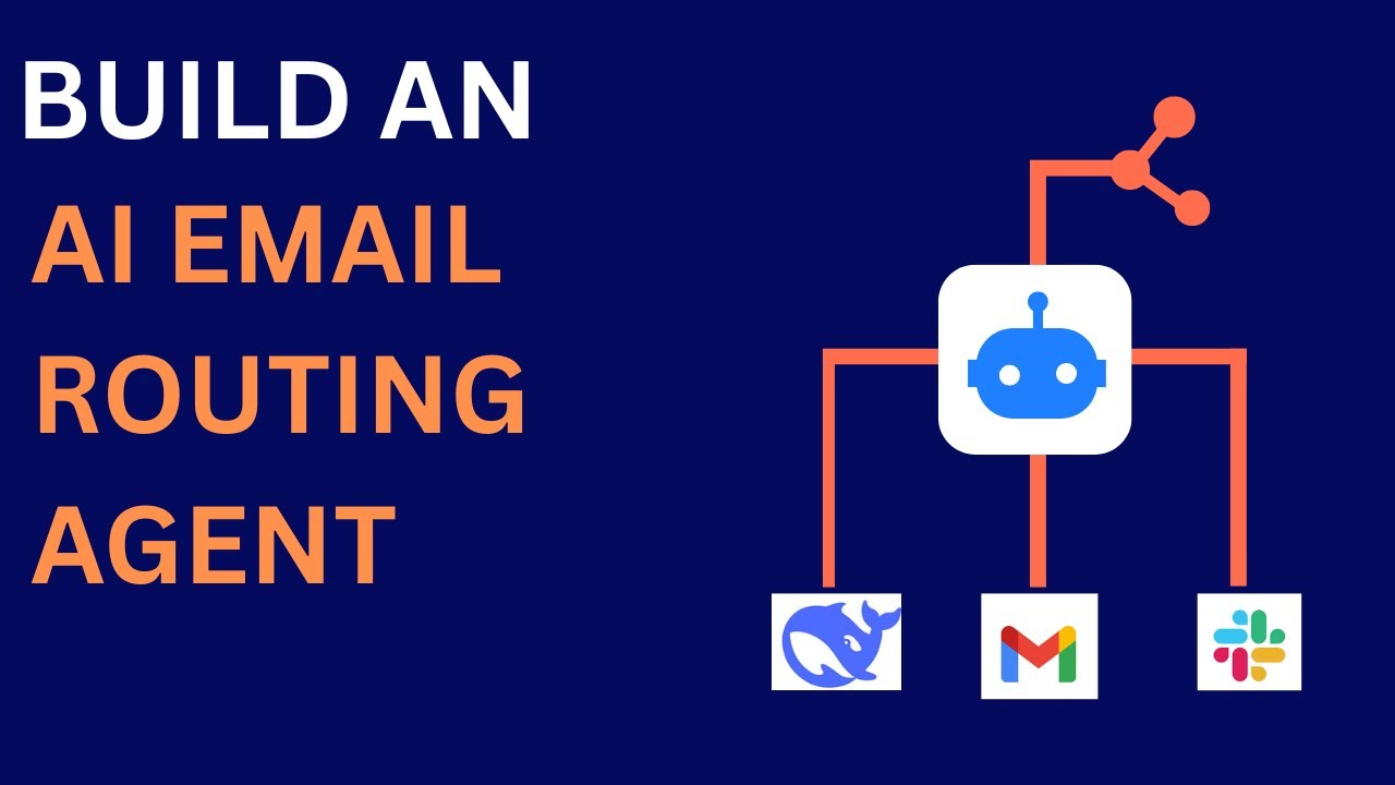 Build an Email Rounting ai agent with N8N, deepSeek ai, gmail, slack