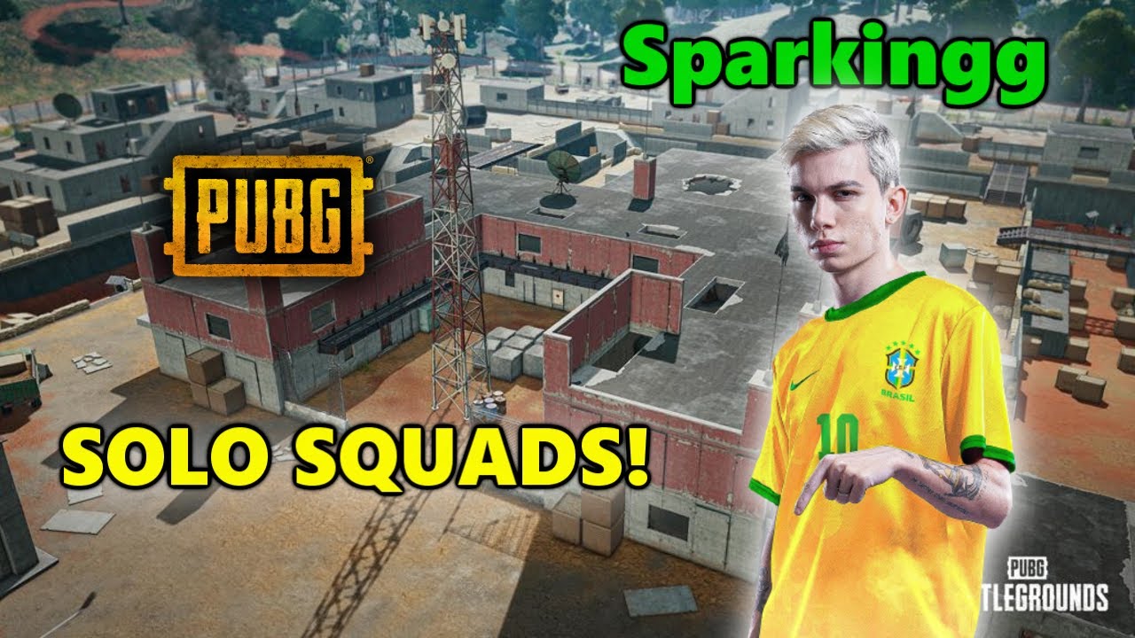 Sparkingg - SOLO SQUADS! - PUBG