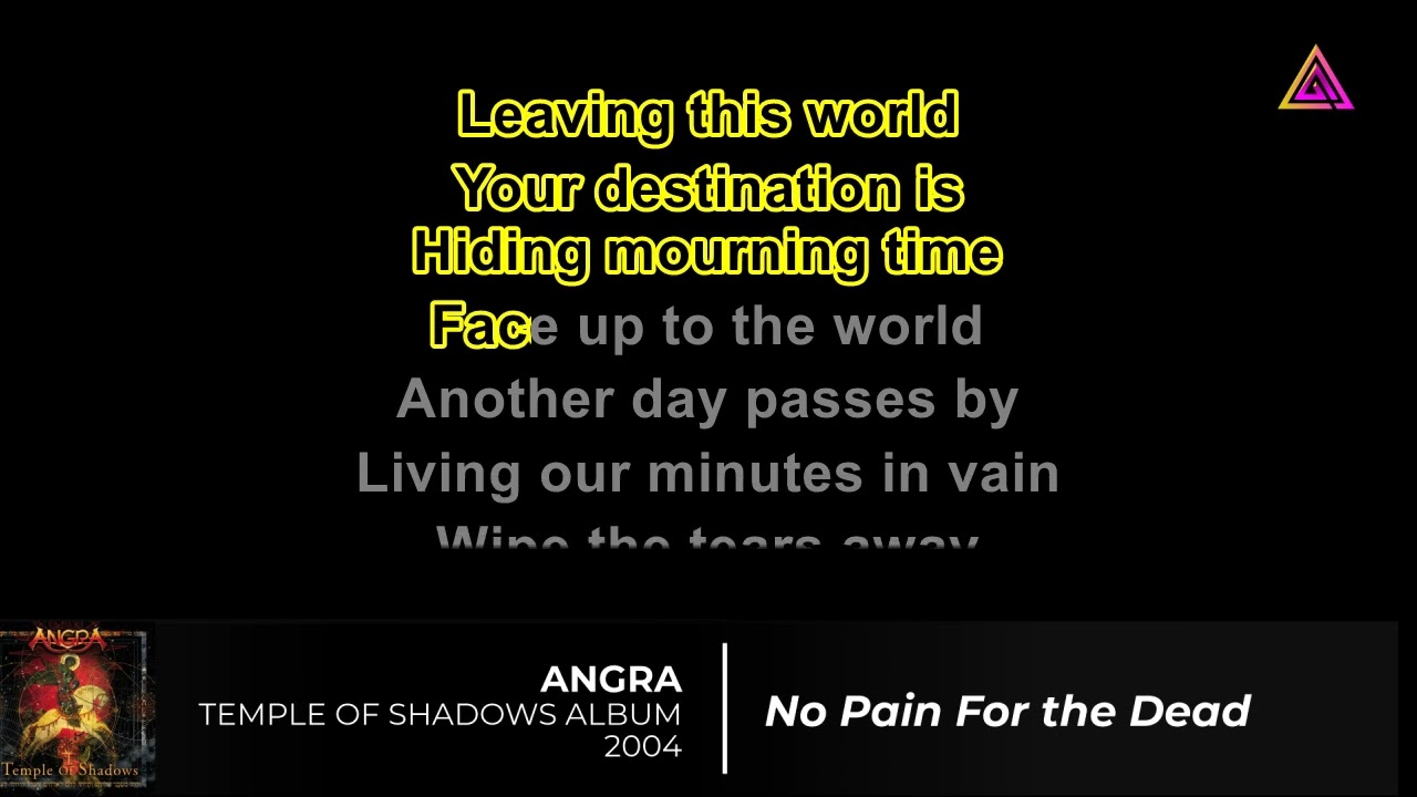 ANGRA KARAOKE - NO PAIN FOR THE DEAD