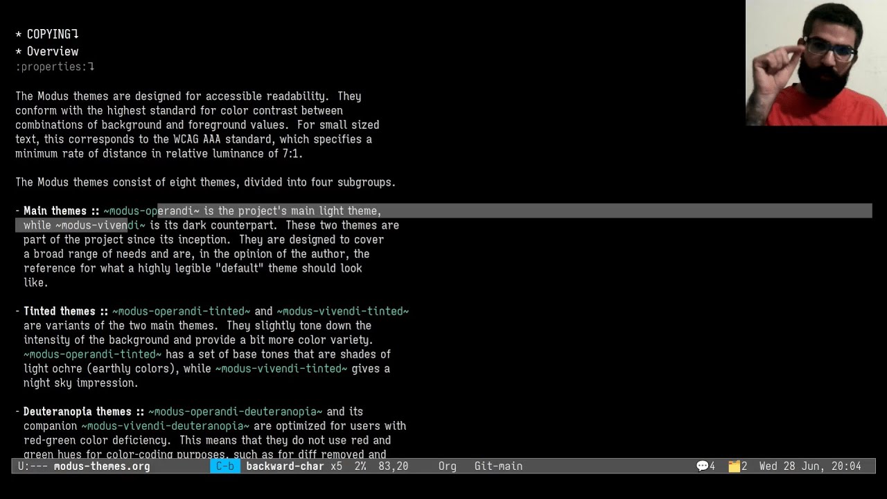 Emacs: основы маркировки и регистрации