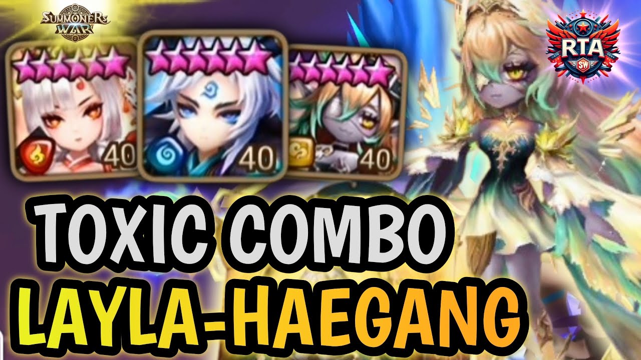 WTF LAYLA COMBO FOR EZ GUARDIAN - Summoners War RTA