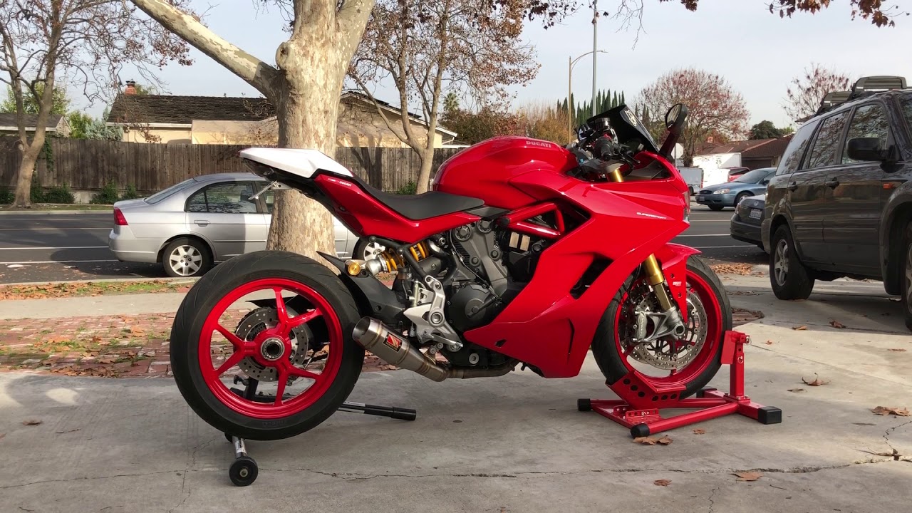Ducati 939 SuperSport S Competition Werkes Exhaust Startup