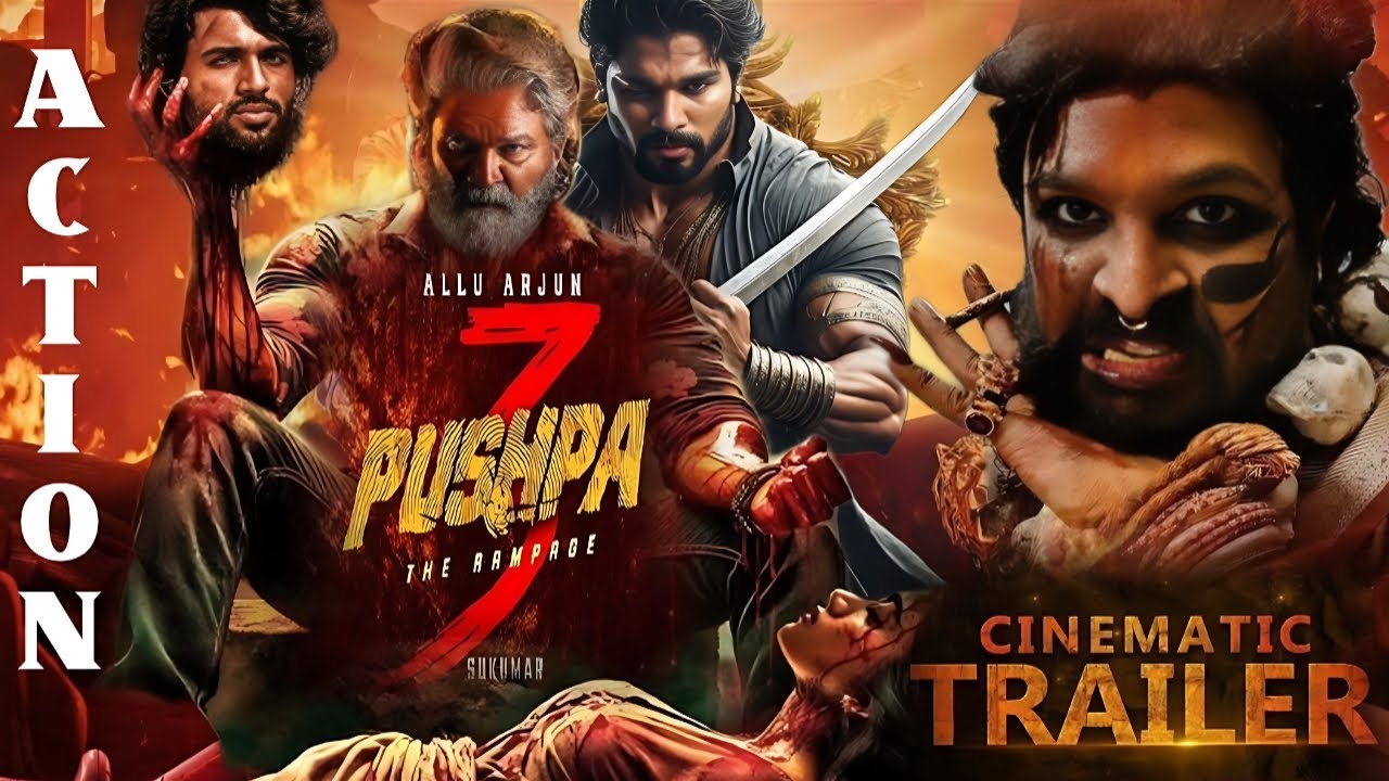 PUSHPA PART - 3 The Rempanji Official Trailer In Hindi | Full Action Trailer In Hindi | #alluarjun