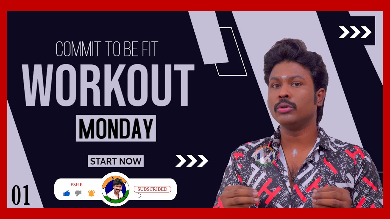 2022 Effective Workout Plan For Weight Loss | No Gym Required | Monday Workout - Day 01 | Esh R