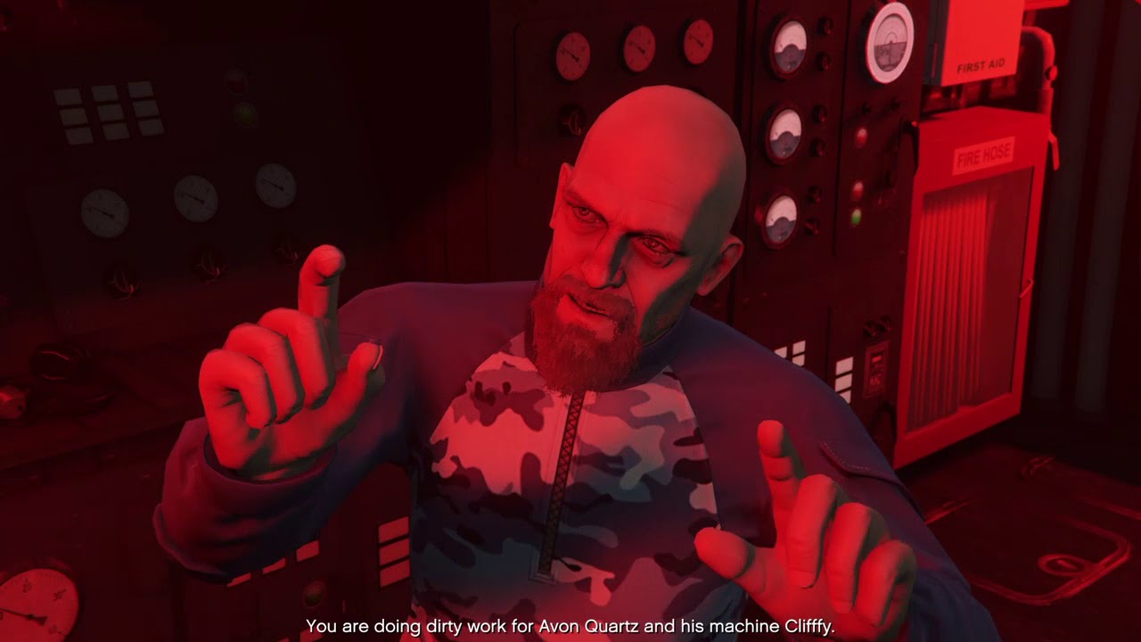 GTA Online: The Bogdan Problem submarine cutscene