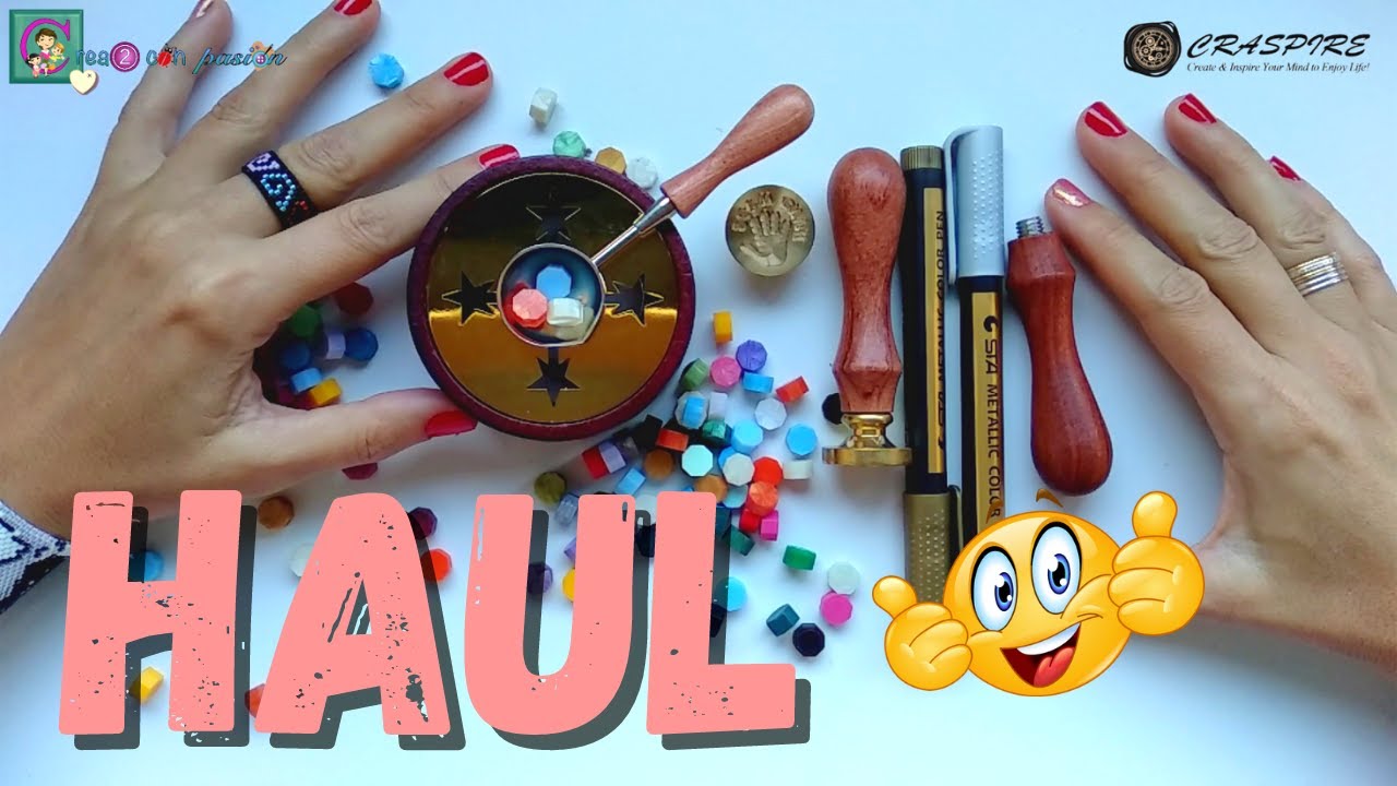 HAUL de MATERIALES, SELLOS de LACRE CRASPIRE LACRADO