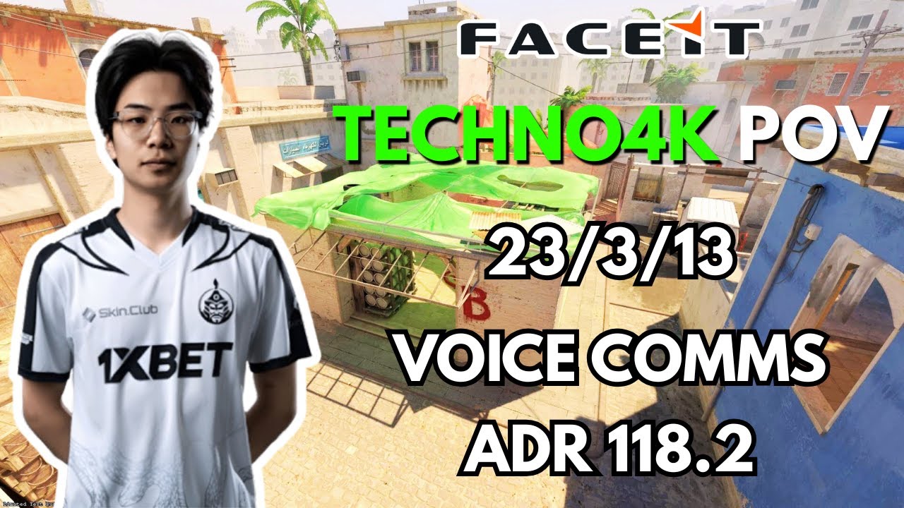 Techno4K POV + VOICE COMMS (23/3/13) CS2 FACEIT
