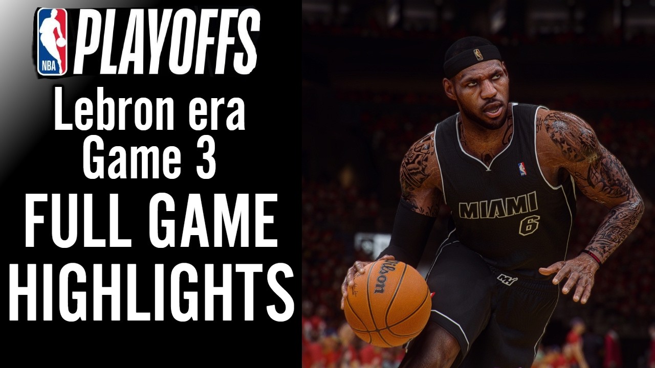 Heat vs wizards | Game 3 Playoffs (LeBron Era) | NBA 2K26 Highlight (cpu vs cpu)