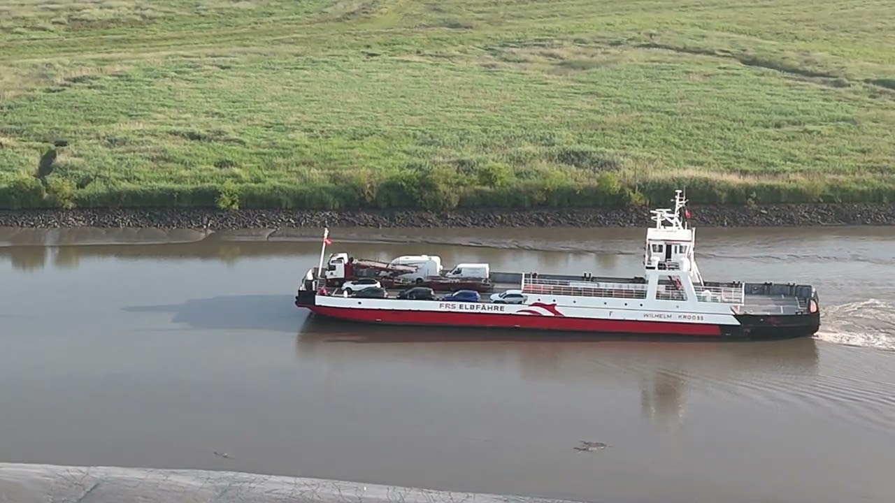Heute Morgen mal wieder in Wischhafen am Fähranleger