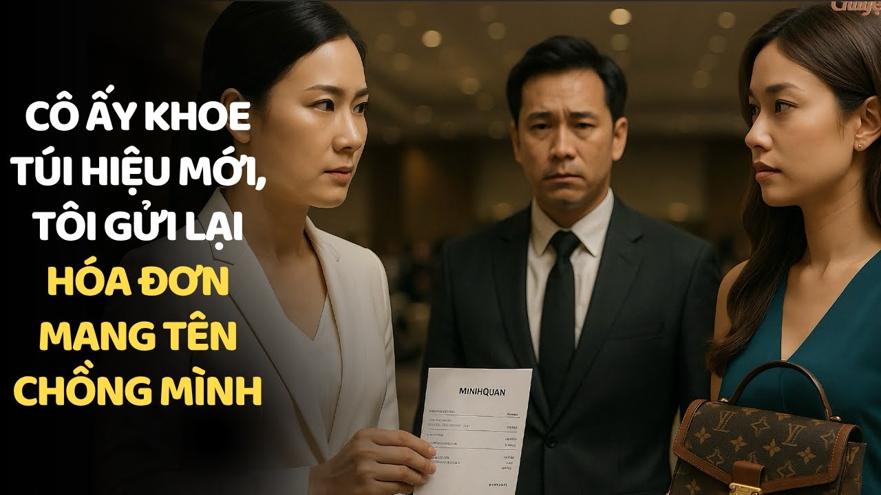 Chồng tôi tặng túi hàng hiệu cho cô ta – Tôi gửi lại hóa đơn có tên anh ấy