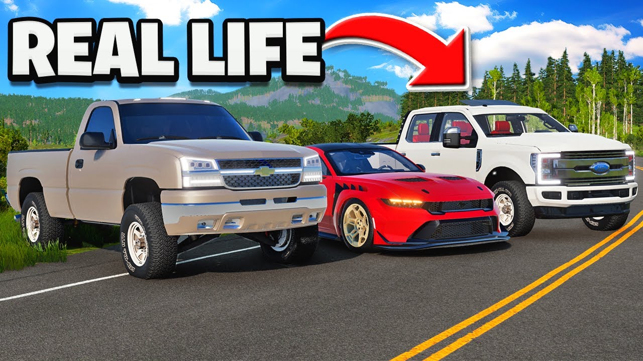 Playing BeamNG Drive Like it's REAL LIFE With American Cars