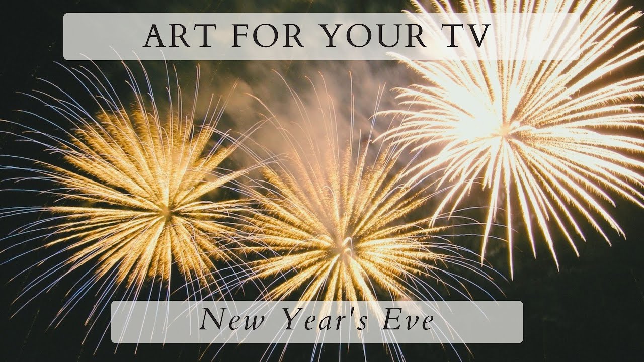 New Year's Party Screensaver | TV Art New Year Theme Slideshow | 1 Hr 4K HD Photos