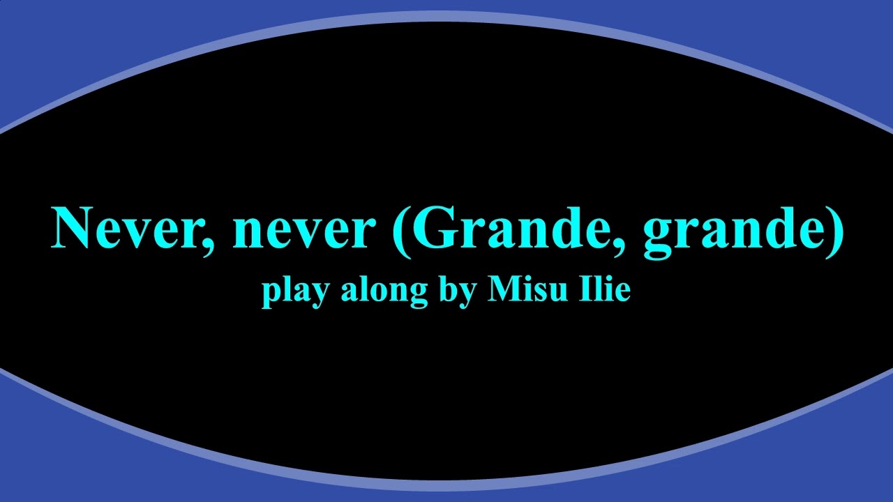 Never, never - playalong by Misu Ilie
