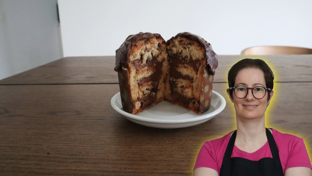 Как приготовить панеттоне с начинкой из бельгийского шоколадного мусса