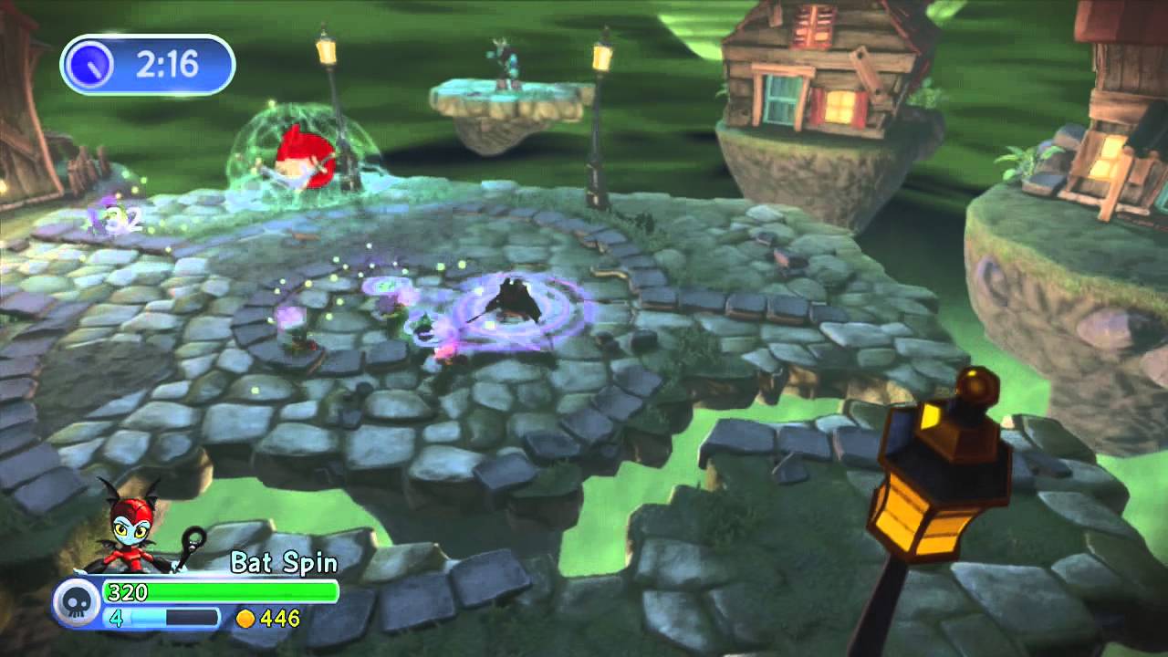 Skylanders Trap Team BAT SPIN FAVORITE PATH + Gameplay (Brock's Rumble Club)