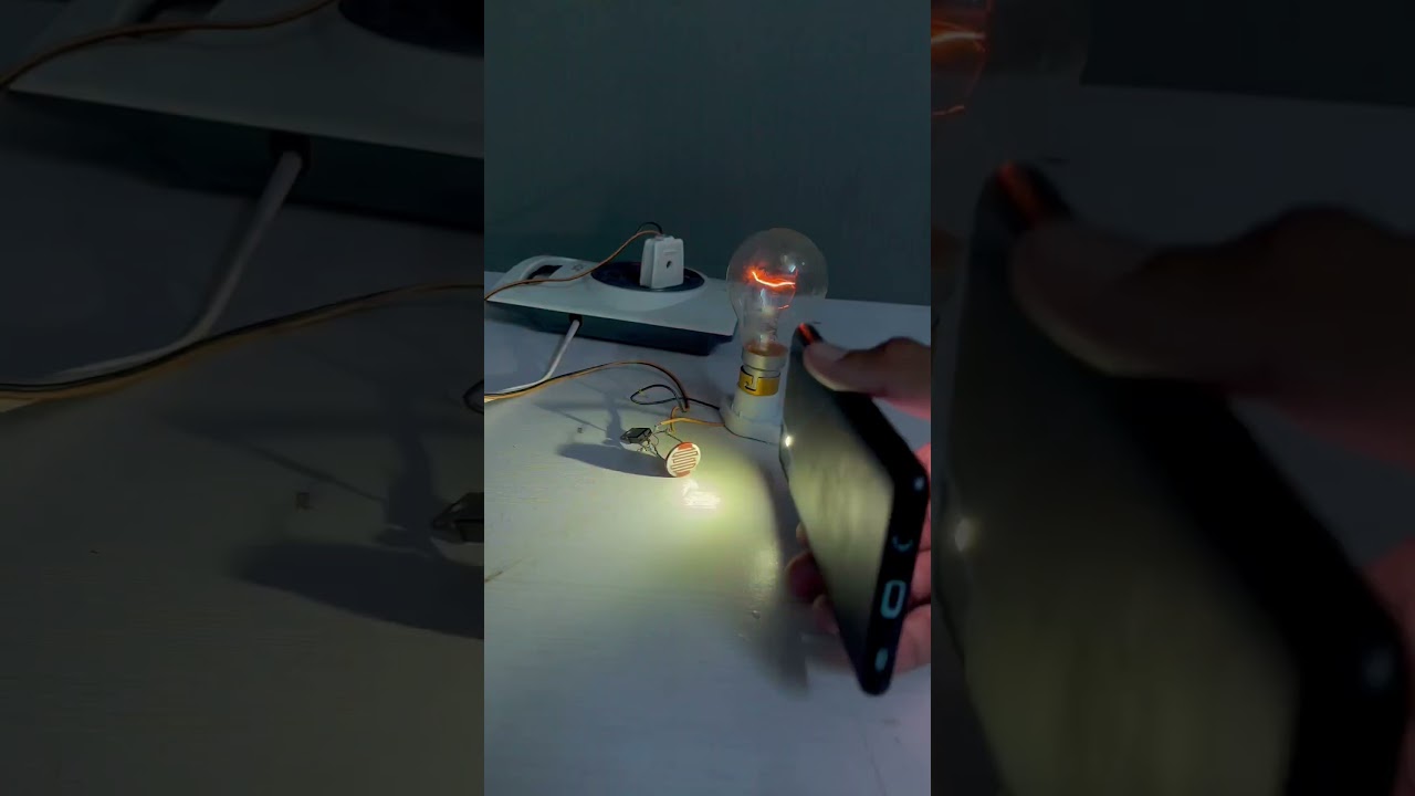 LDR Sensor 💡 #shorts #experiment #outofmind