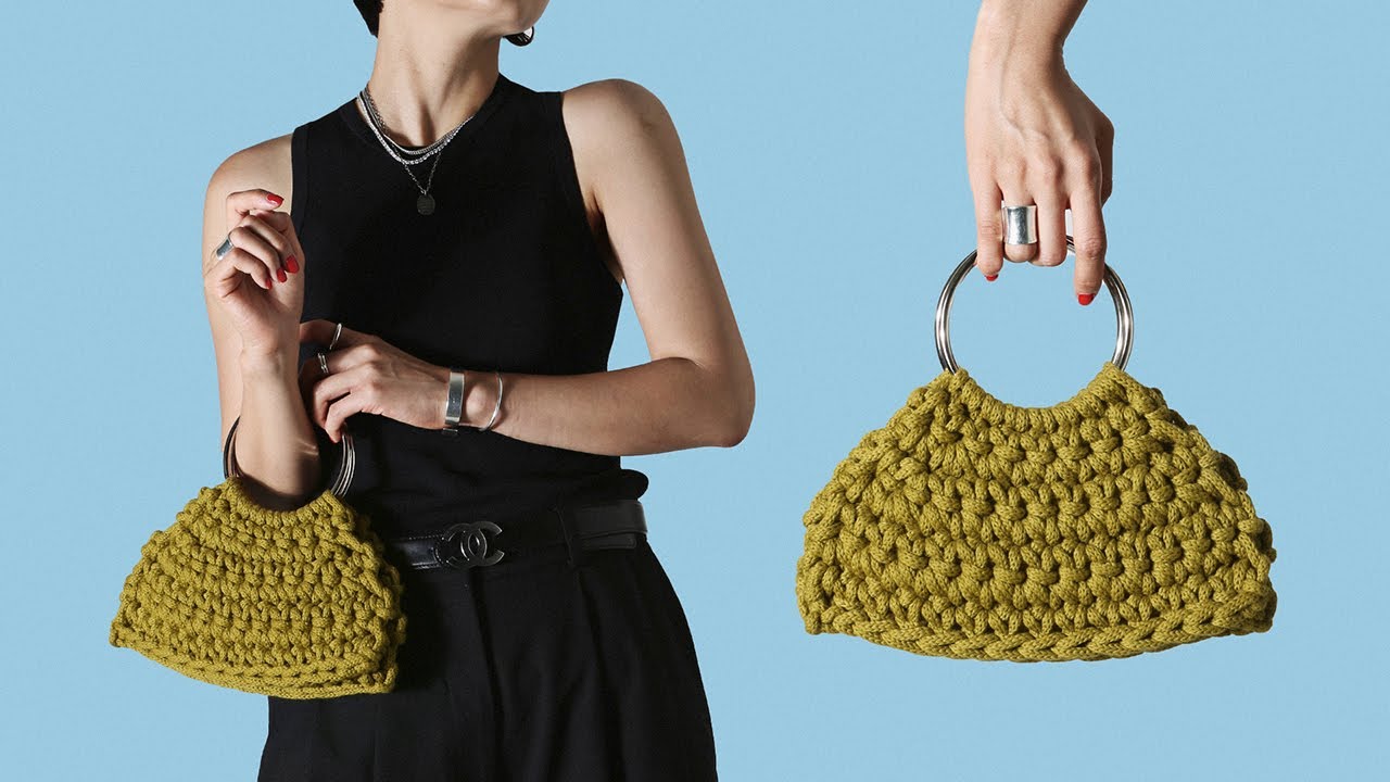 O링과 곡선으로 떨어지는 쉐입 | 핸드링 백 (Handring Bag)