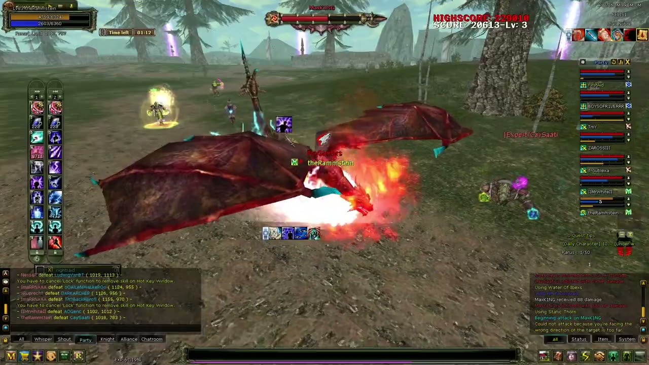 SOLO LR MAGE PK MOVIE KNIGHT ONLINE