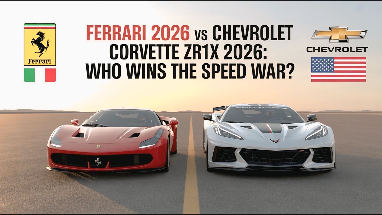 Ferrari 2026 vs Chevrolet Corvette ZR1X 2026: Who Wins the Speed War?