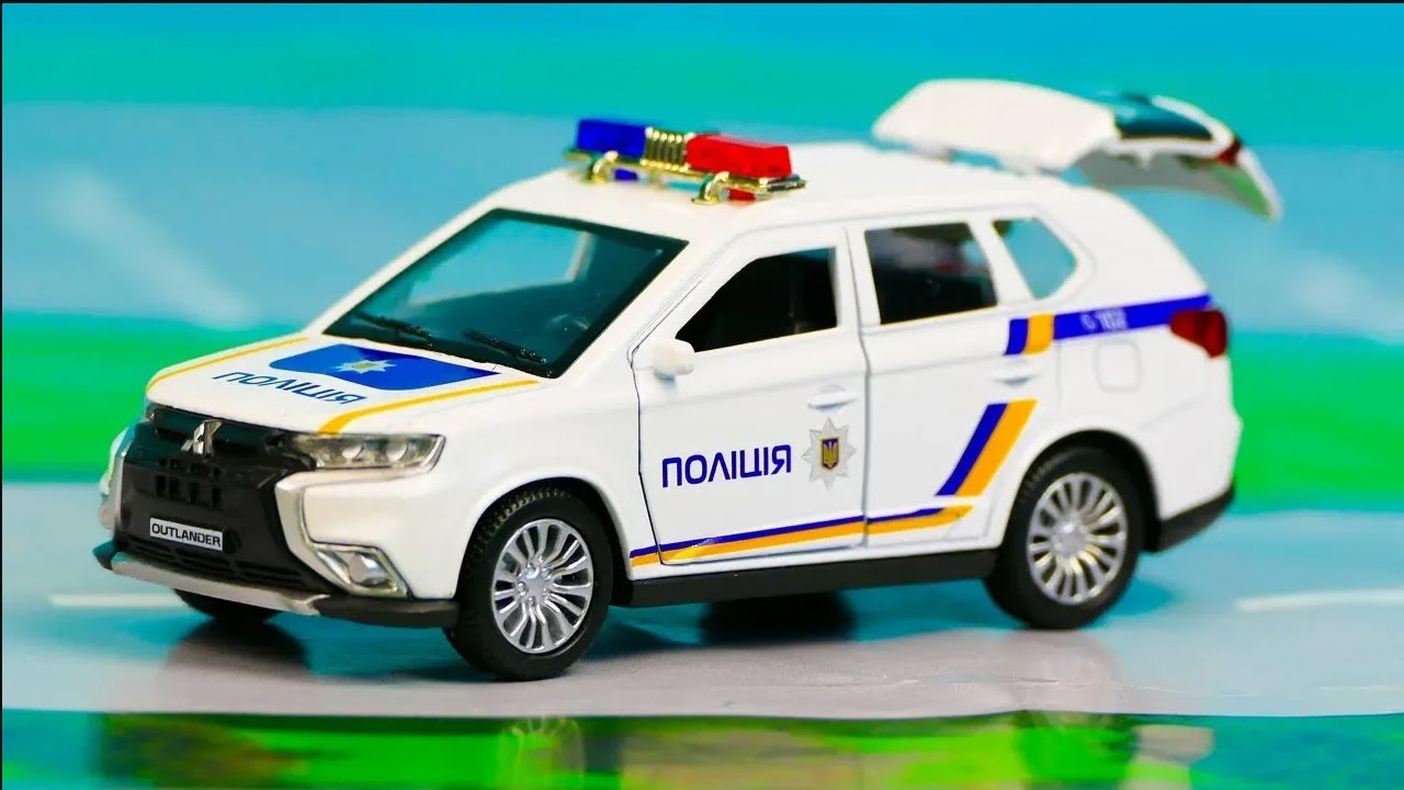 Полицейская машина и скорая: весёлые приключения на дороге для малышей!
