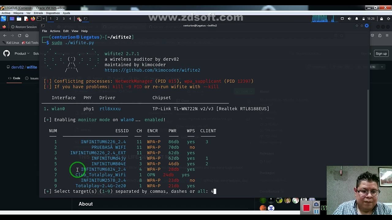 WIFITE 2 : Evaluaci&oacute;n de Vulnerabilidades / Hacking Etico  en Redes WIFI Domesticas 2024