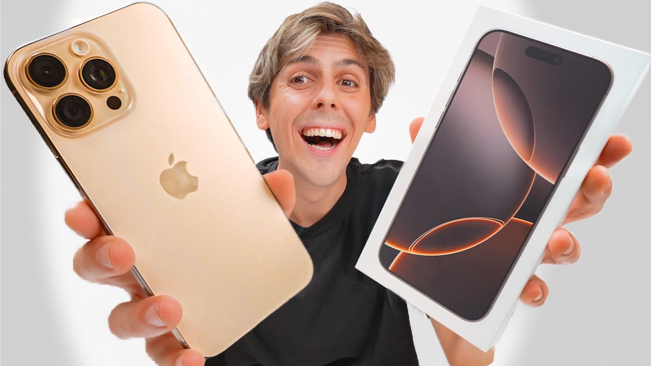 Распаковка и настройка iPhone 16 Pro Max (Desert Titanium)