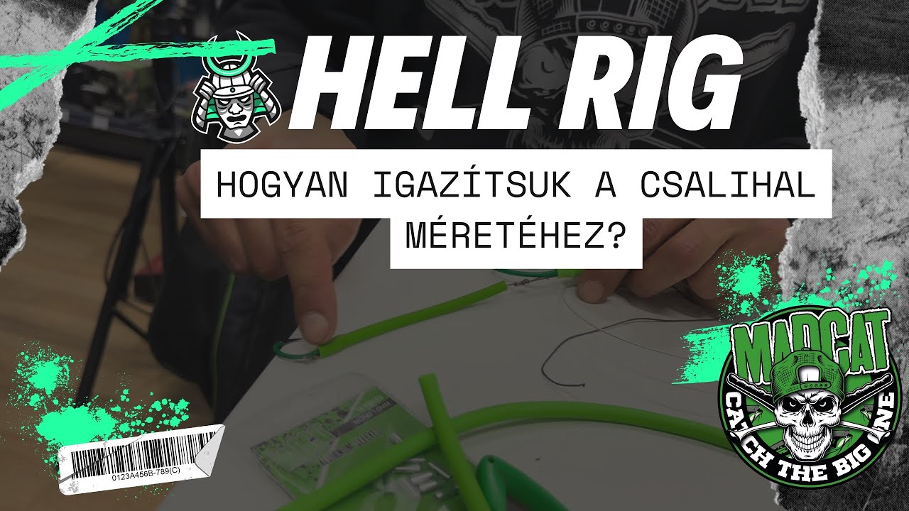 VÁGATLANUL:Hell Rig👹 kötése kisebb-nagyobb csalihalhoz – harcsa horgászat | Sárvári Máttyás / Madcat