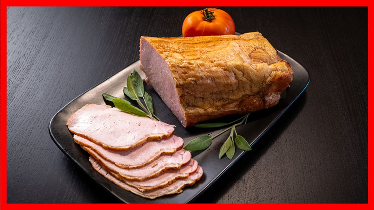 Cotlet afumat pentru platou.