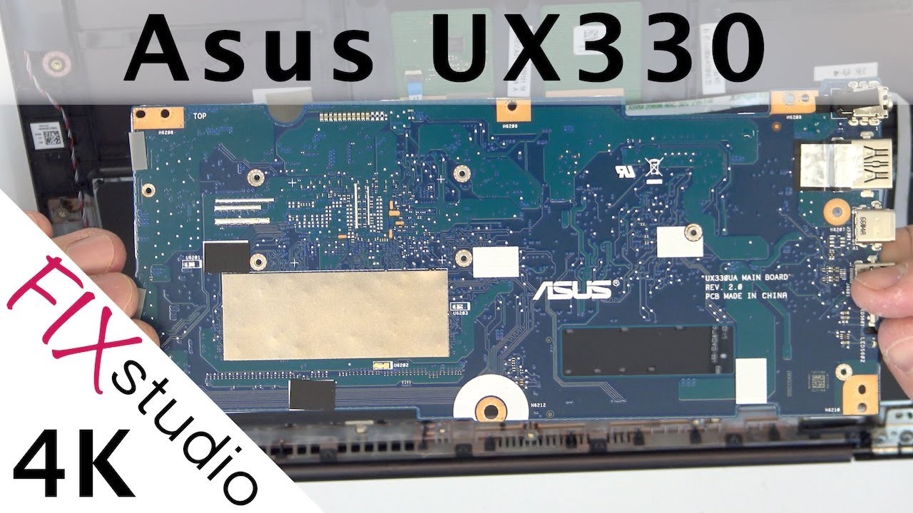 Asus UX330 - disassemble [4K]